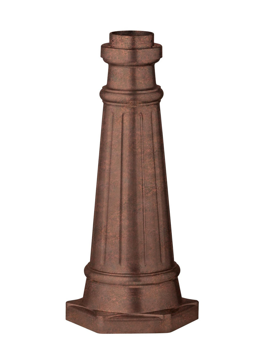 Generation Lighting Canada - POSTBASE-CO - Post Mount Base - Outdoor Post Base - Copper Oxide