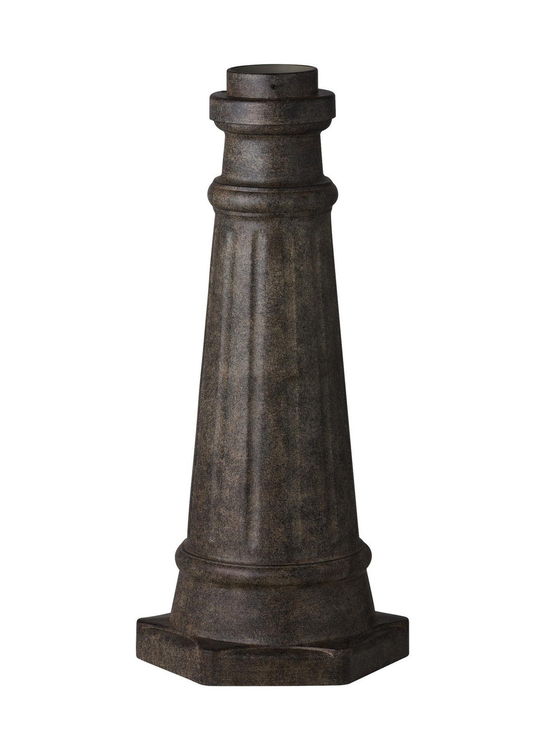 Generation Lighting Canada - POSTBASE-SBL - Post Mount Base - Outdoor Post Base - Sable