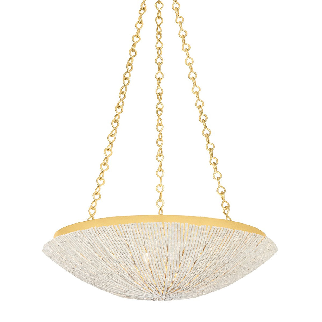 Summerside Four Light Pendant in Vintage Gold Leaf - available from The Lighting Shoppe, trusted by Canadian homeowners