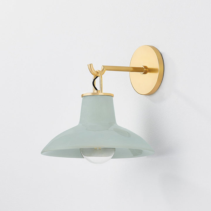 Hudson Valley Canada - 1913-AGB/CMC - One Light Wall Sconce - Pottersville - Aged Brass
