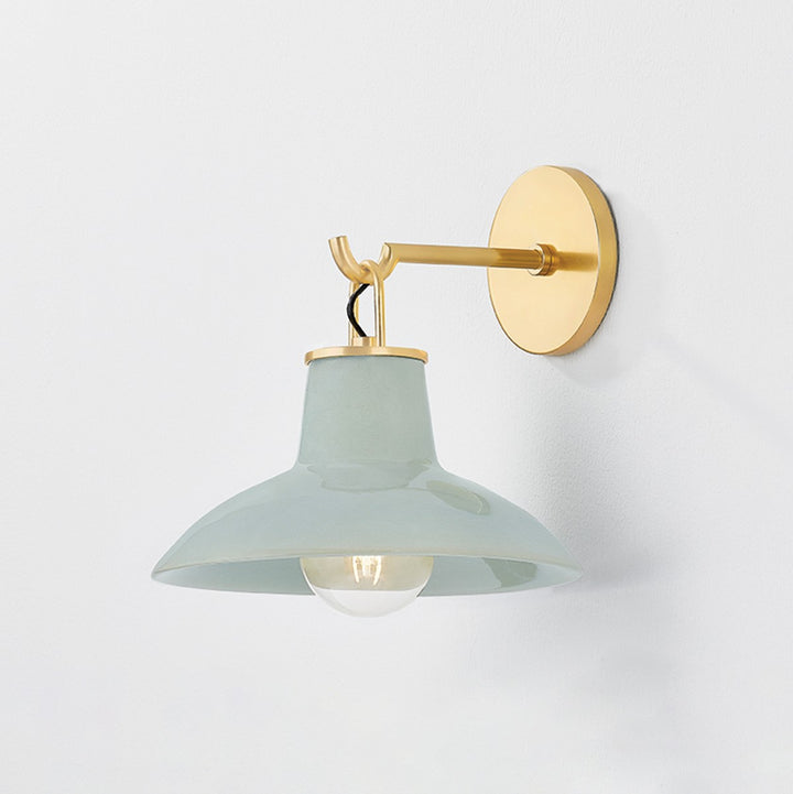 Hudson Valley Canada - 1913-AGB/CMC - One Light Wall Sconce - Pottersville - Aged Brass