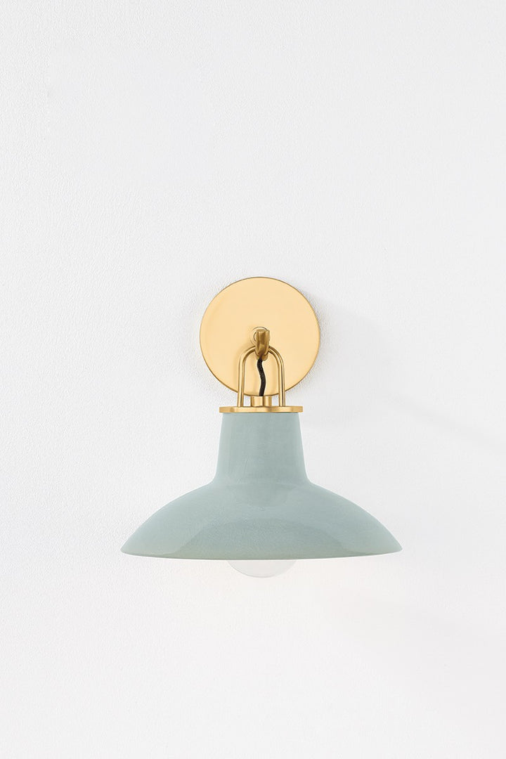 Hudson Valley Canada - 1913-AGB/CMC - One Light Wall Sconce - Pottersville - Aged Brass