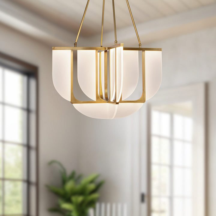 Alora Canada - CH336830VB-UNV - LED Chandelier - Anders - Vintage Brass