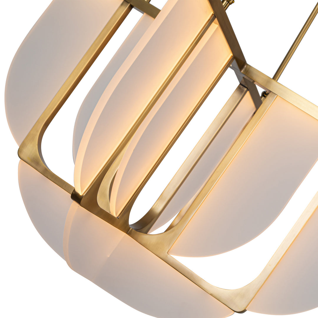 Alora Canada - CH336830VB-UNV - LED Chandelier - Anders - Vintage Brass
