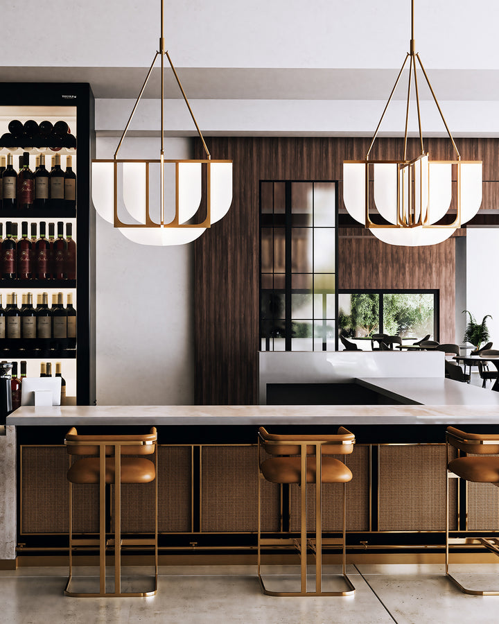 Alora Canada - CH336830VB-UNV - LED Chandelier - Anders - Vintage Brass