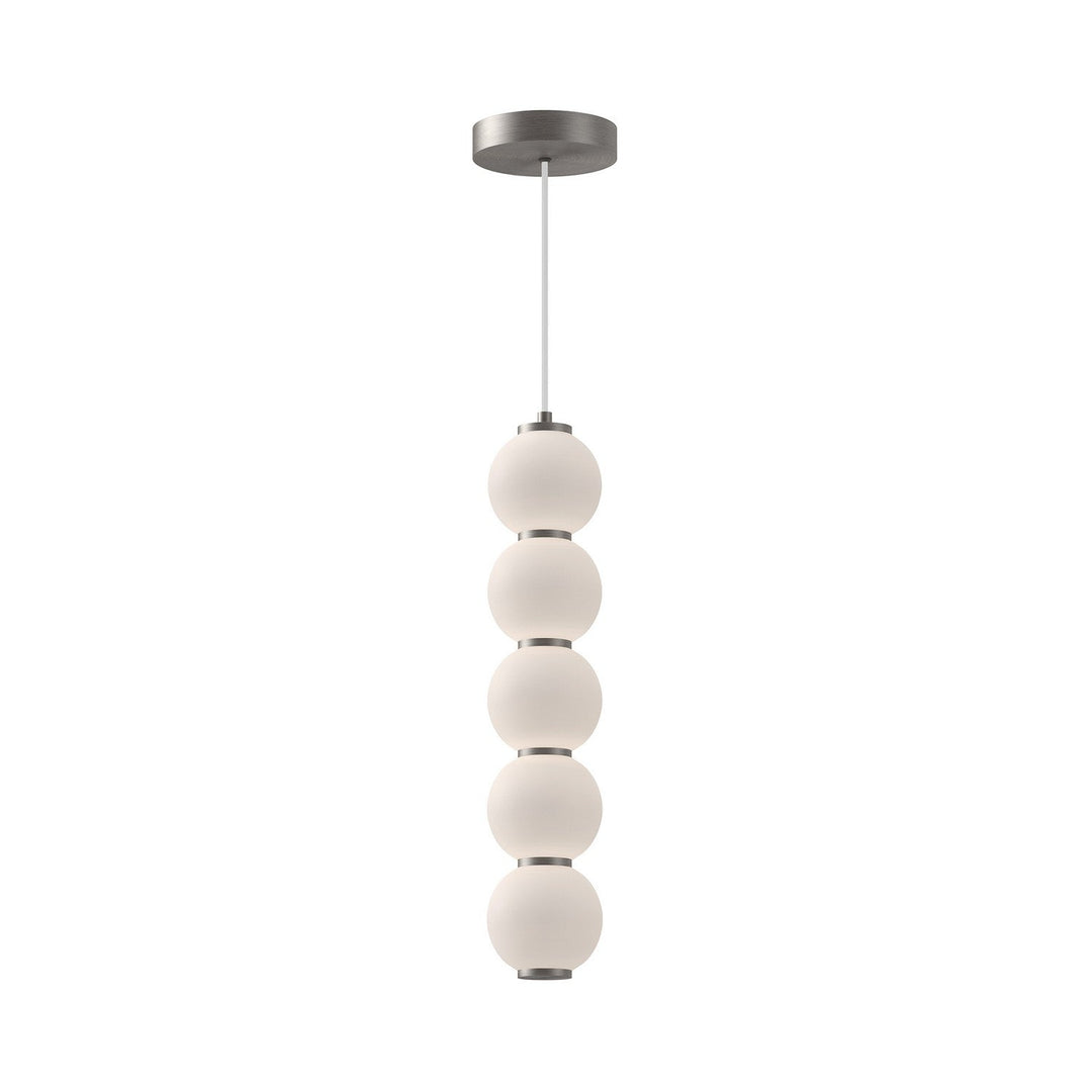 Alora Canada - PD531515BNOP-UNV - LED Pendant - Bijou - Brushed Nickel/Opal Matte Glass