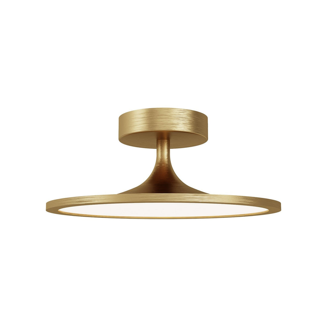 Alora Canada - SF418012BG-UNV - LED Semi Flush Mount - Issa - Brushed Gold