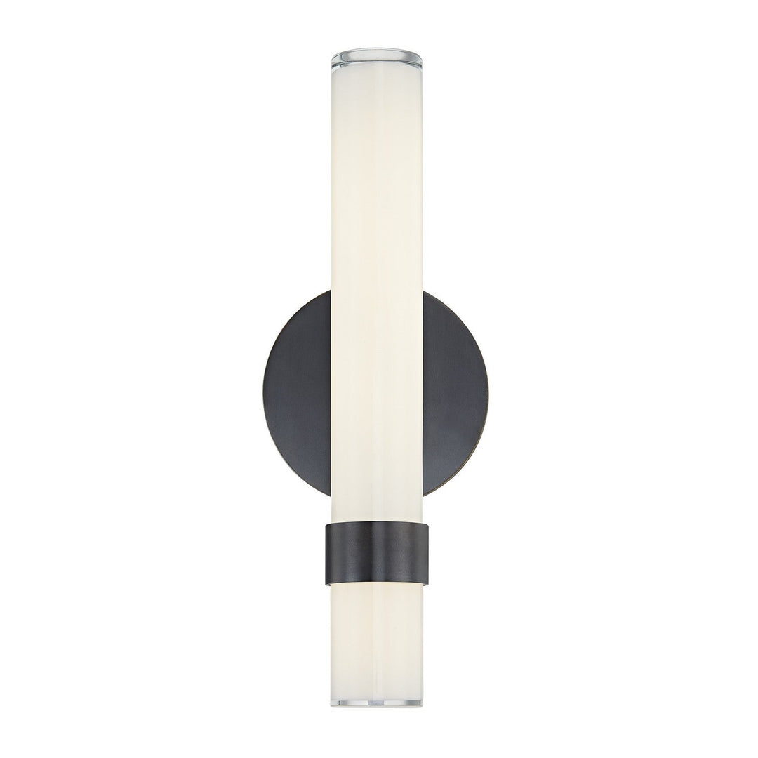 Madison LED Wall/Vanity in Urban Bronze/Glossy Opal Alora Canada