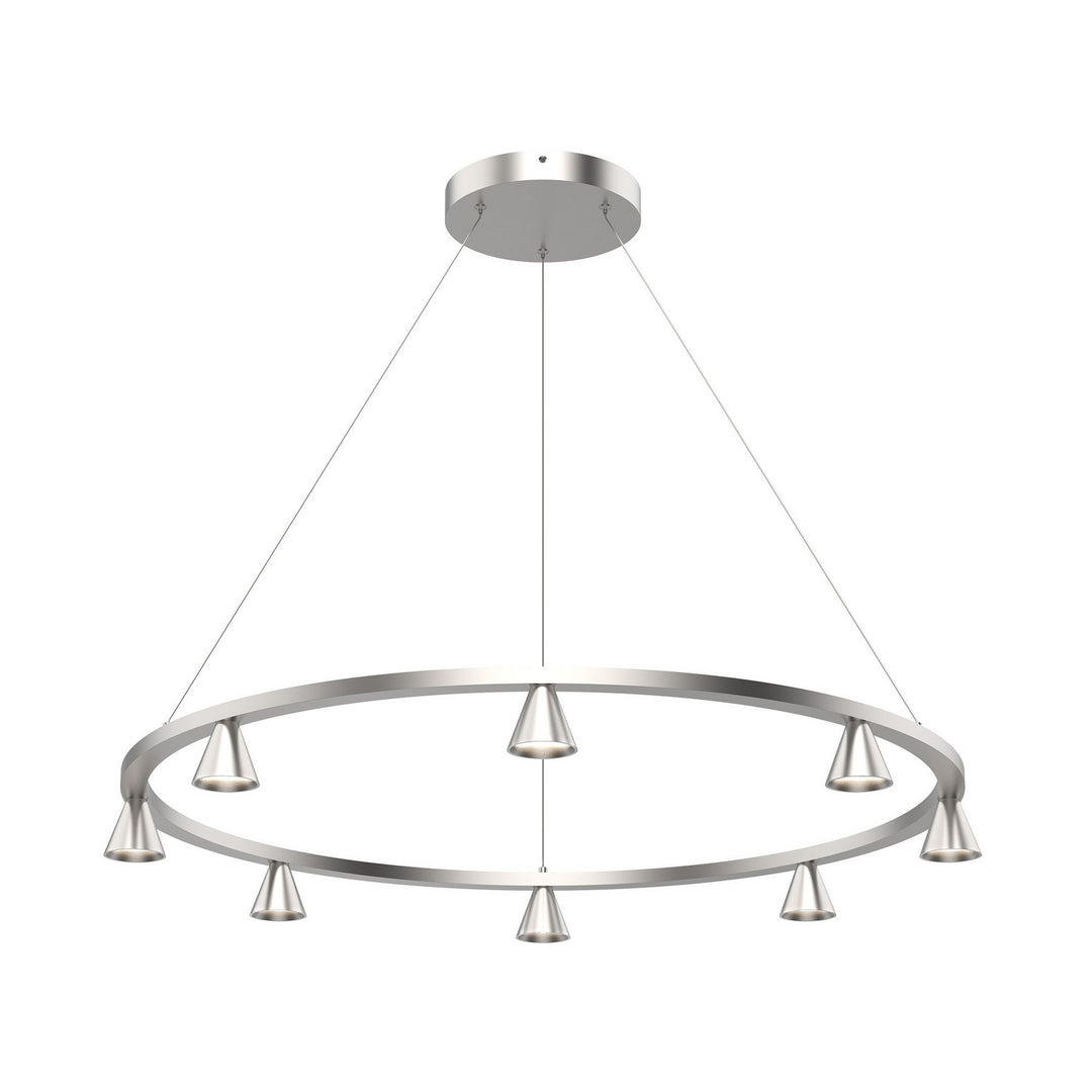 Kuzco Canada - CH19933-BN-UNV - LED Chandelier - Dune - Brushed Nickel