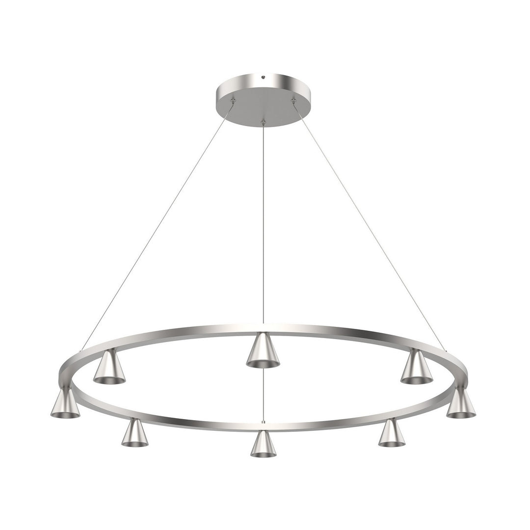 Kuzco Canada - CH19933-BN-UNV - LED Chandelier - Dune - Brushed Nickel