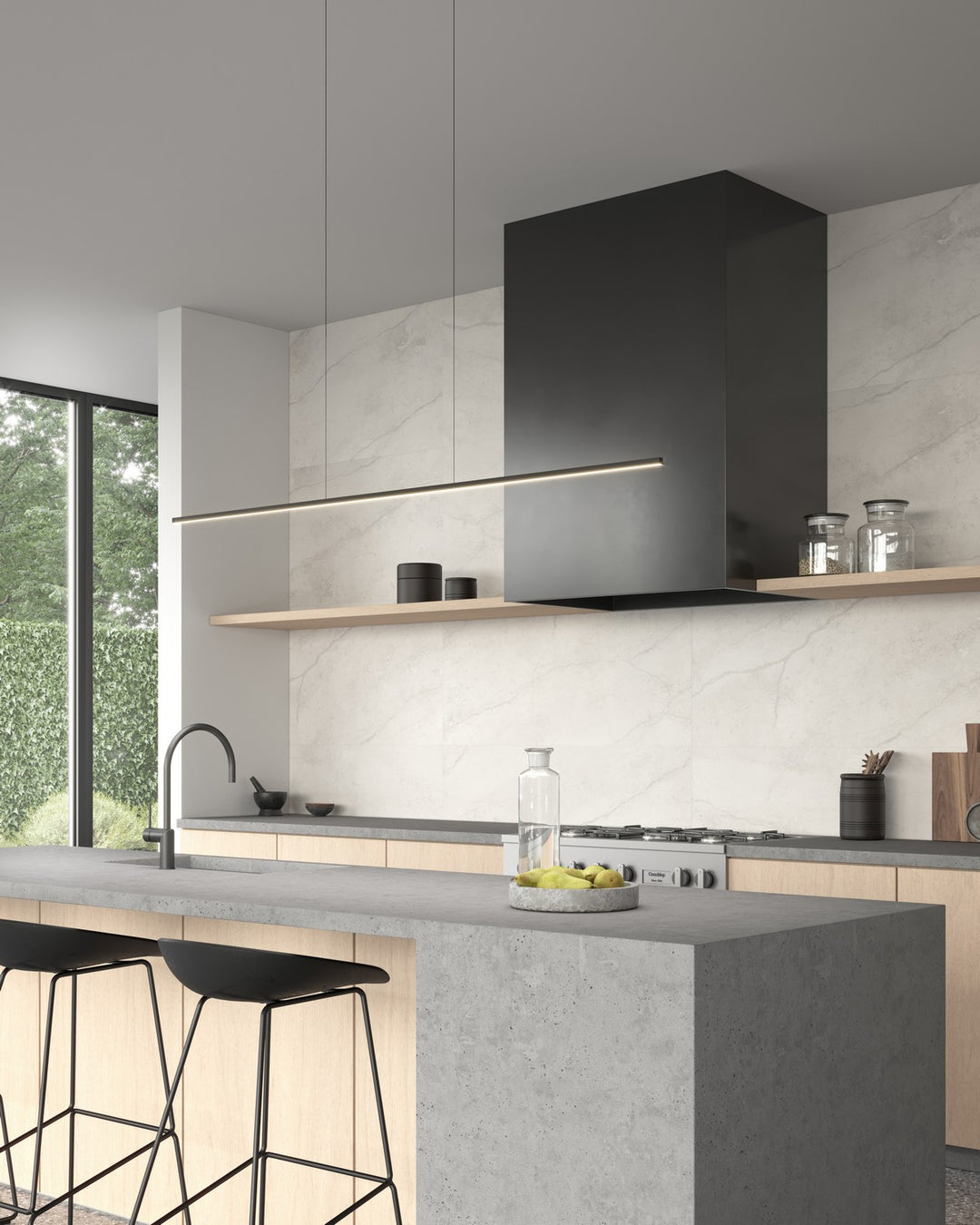 Kuzco Canada - LP18260-BK-UNV - LED Linear Pendant - Vega Minor - Black