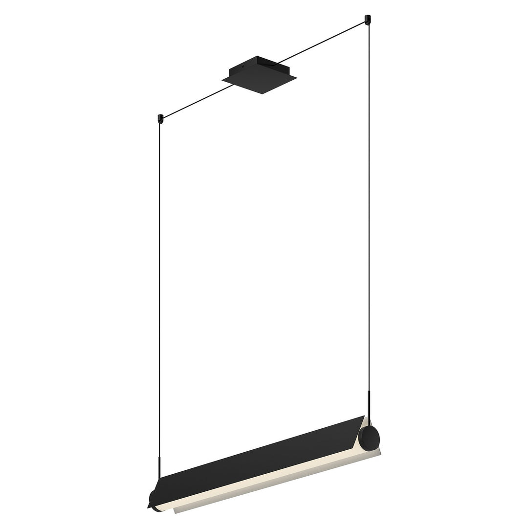 Kuzco Canada - LP73536-BK/WH-UNV - LED Linear Pendant - Phoenix - Black/White