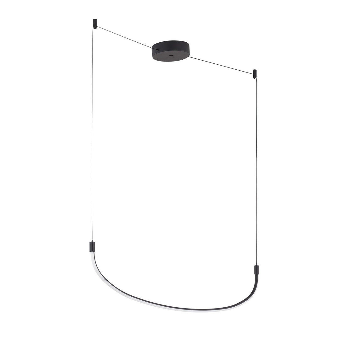 Kuzco Canada - LP89048-BK-UNV - LED Linear Pendant - Talis - Black