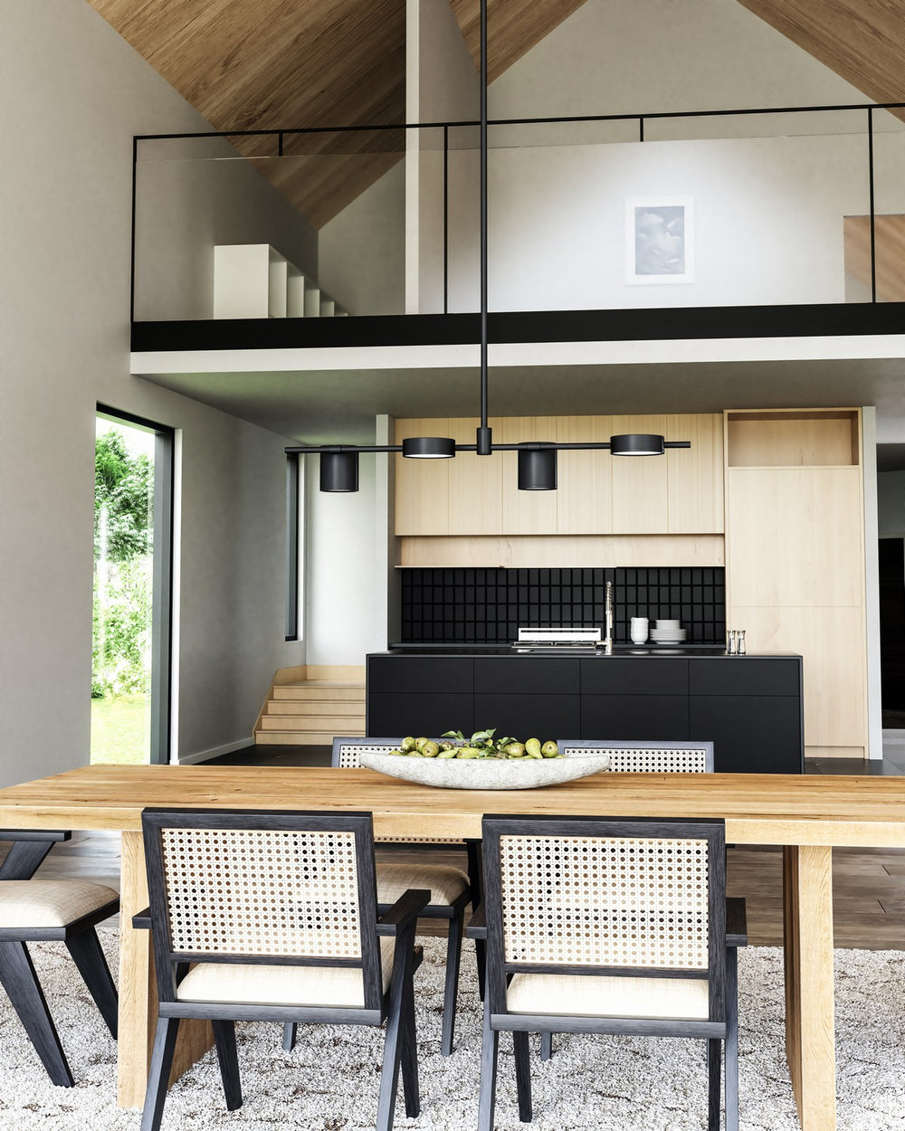 Kuzco Canada - LP96840-BK-UNV - LED Linear Pendant - Jayden - Black