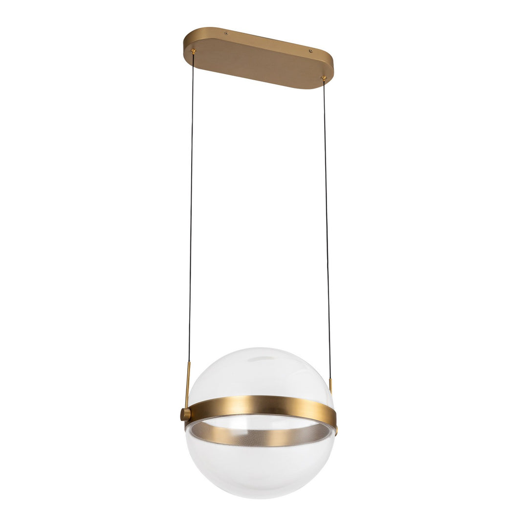 Kuzco Canada - PD75912-BG/LG-3CCT-UNV - LED Pendant - Pisces - Brushed Gold/Light Guide