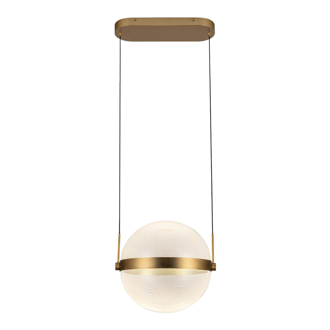 Kuzco Canada - PD75912-BG/LG-3CCT-UNV - LED Pendant - Pisces - Brushed Gold/Light Guide