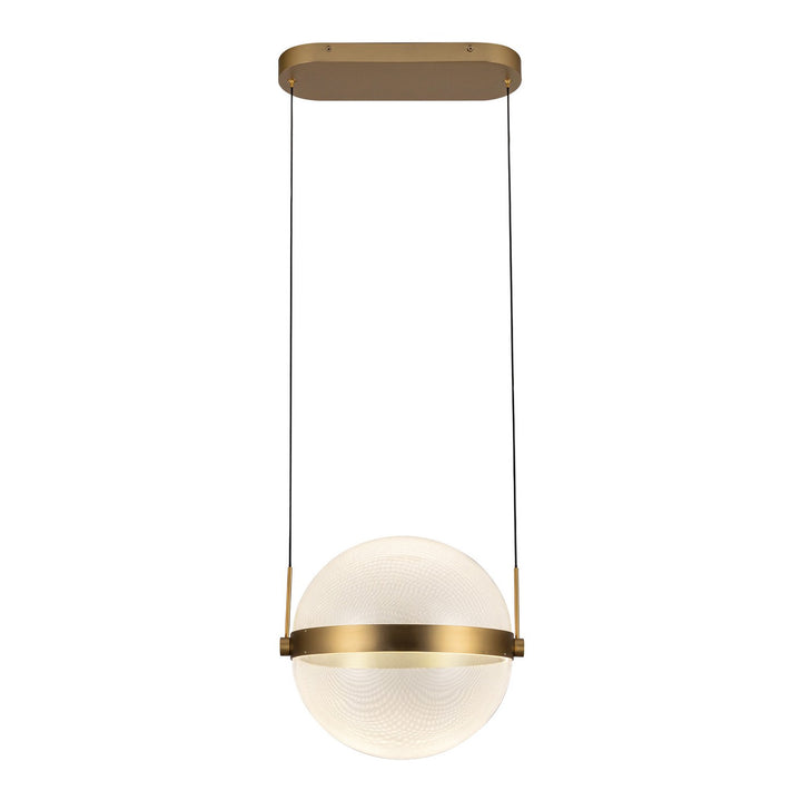 Kuzco Canada - PD75912-BG/LG-3CCT-UNV - LED Pendant - Pisces - Brushed Gold/Light Guide