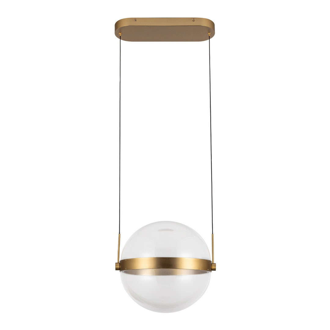 Kuzco Canada - PD75912-BG/LG-3CCT-UNV - LED Pendant - Pisces - Brushed Gold/Light Guide