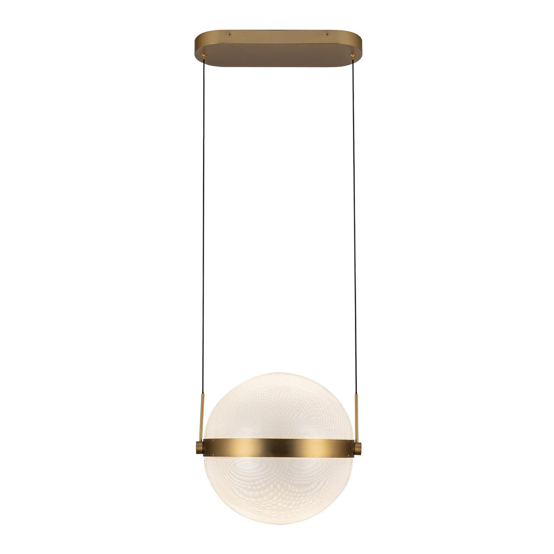 Kuzco Canada - PD75912-BG/LG-3CCT-UNV - LED Pendant - Pisces - Brushed Gold/Light Guide