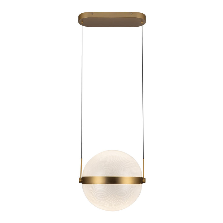 Kuzco Canada - PD75912-BG/LG-3CCT-UNV - LED Pendant - Pisces - Brushed Gold/Light Guide