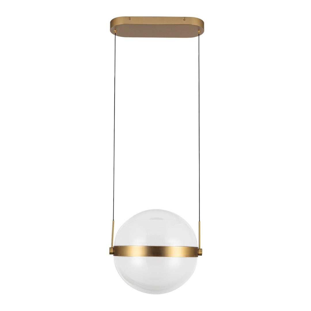 Kuzco Canada - PD75912-BG/LG-3CCT-UNV - LED Pendant - Pisces - Brushed Gold/Light Guide