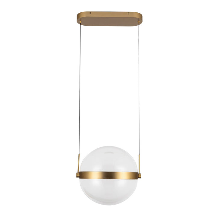 Kuzco Canada - PD75912-BG/LG-3CCT-UNV - LED Pendant - Pisces - Brushed Gold/Light Guide