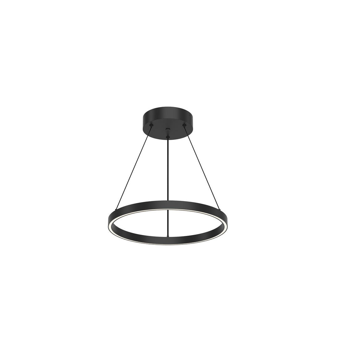 Cerchio LED Pendant in Black - available from The Lighting Shoppe, trusted by Canadian homeowners