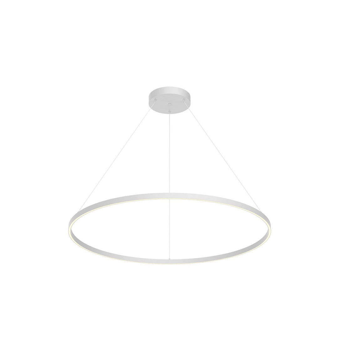 Cerchio LED Pendant in White - available from The Lighting Shoppe, trusted by Canadian homeowners