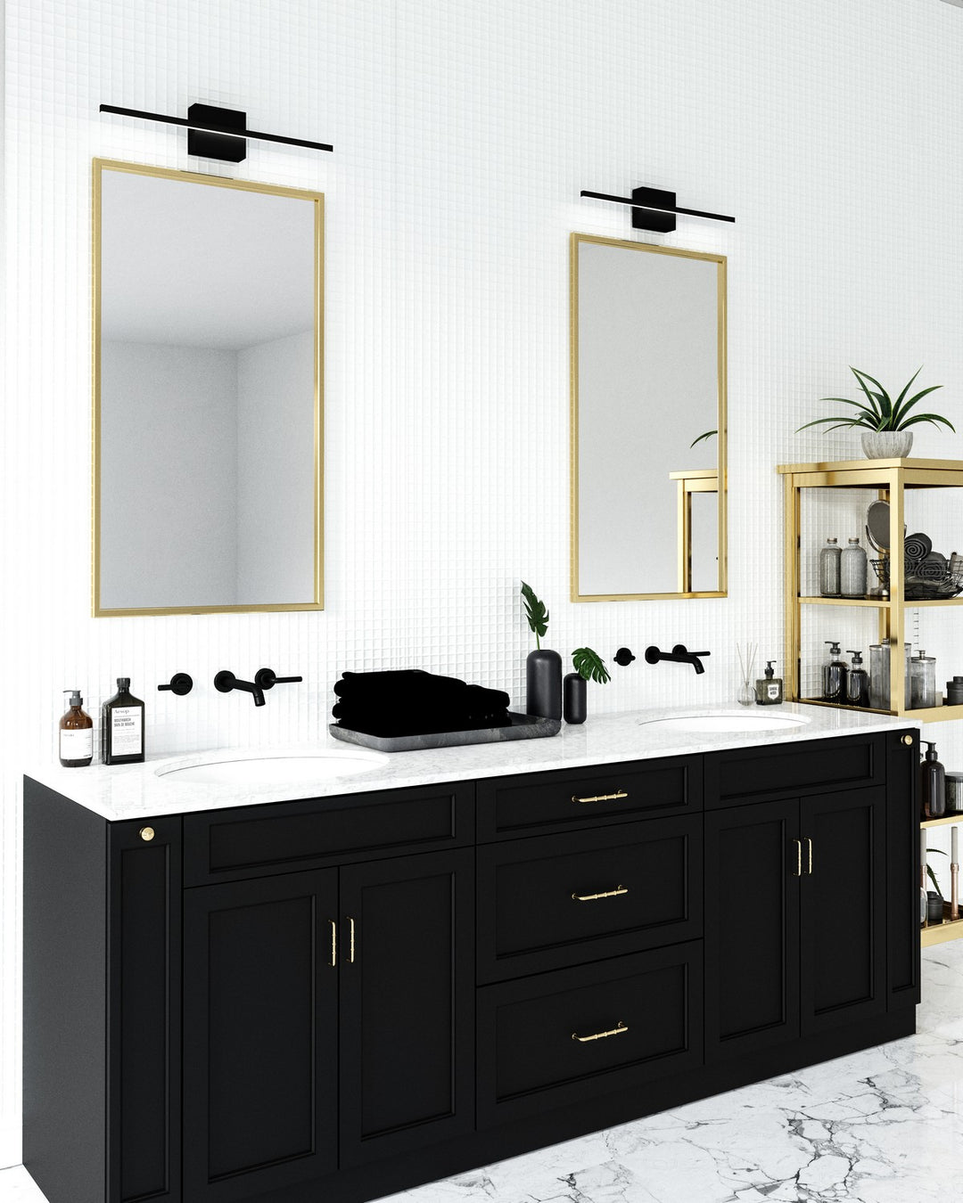 Kuzco Canada - VL18224-BK-UNV - LED Vanity Light - Vega Minor - Black
