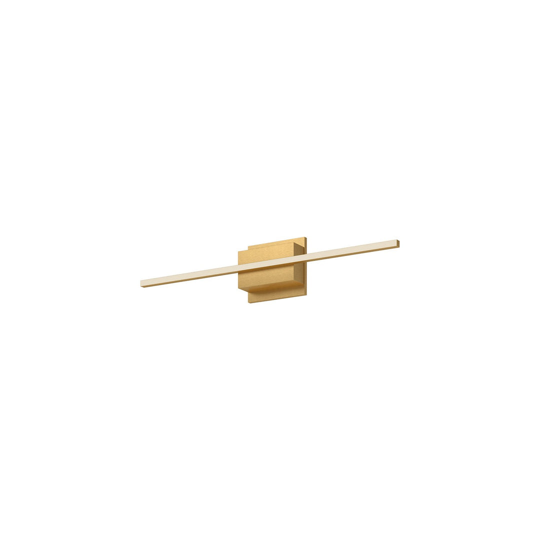 Vega Minor LED Wall Sconce in Brushed Gold - available from The Lighting Shoppe, trusted by Canadian homeowners