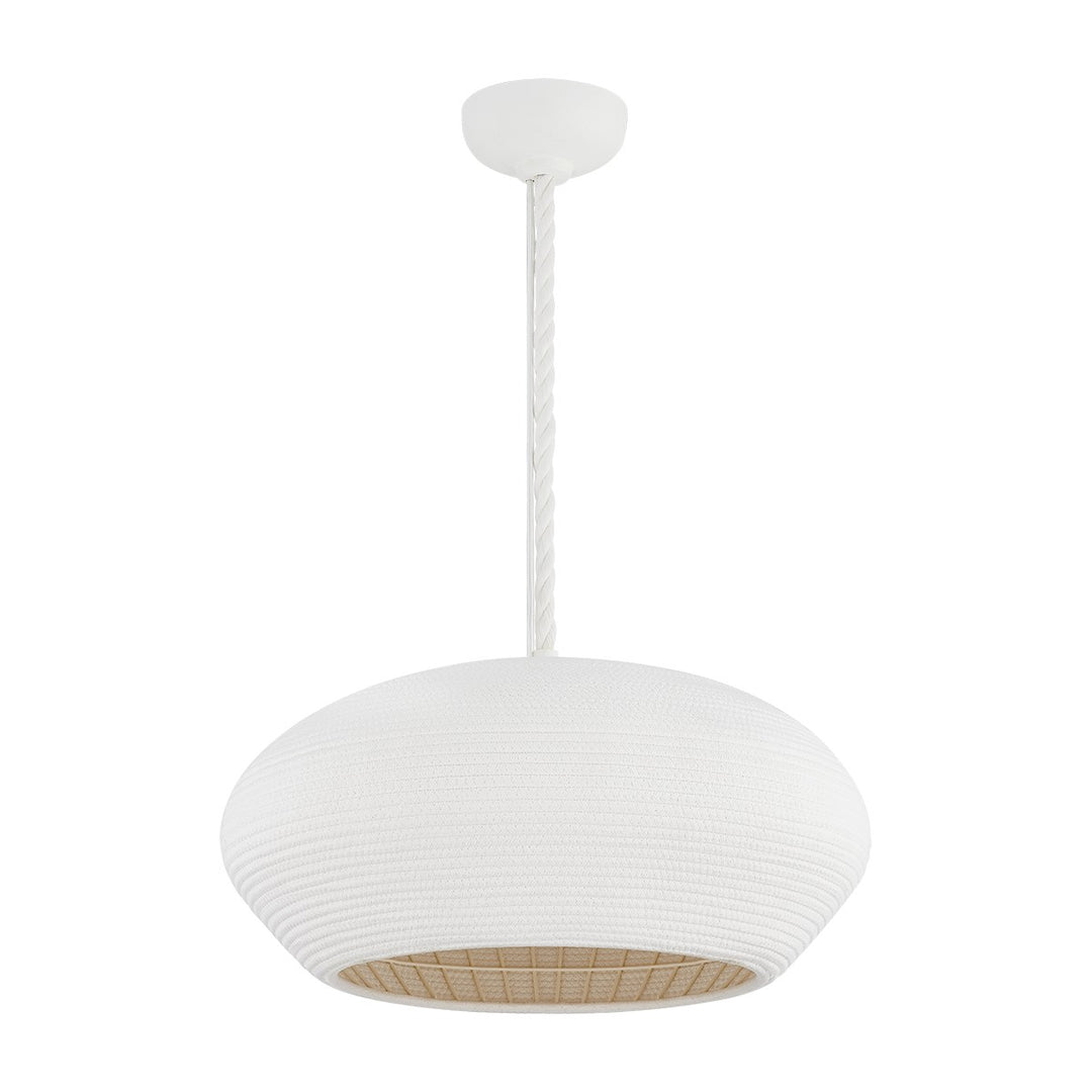 Hudson Valley Canada - 2224-GSW - One Light Pendant - Ferndale - Gesso White
