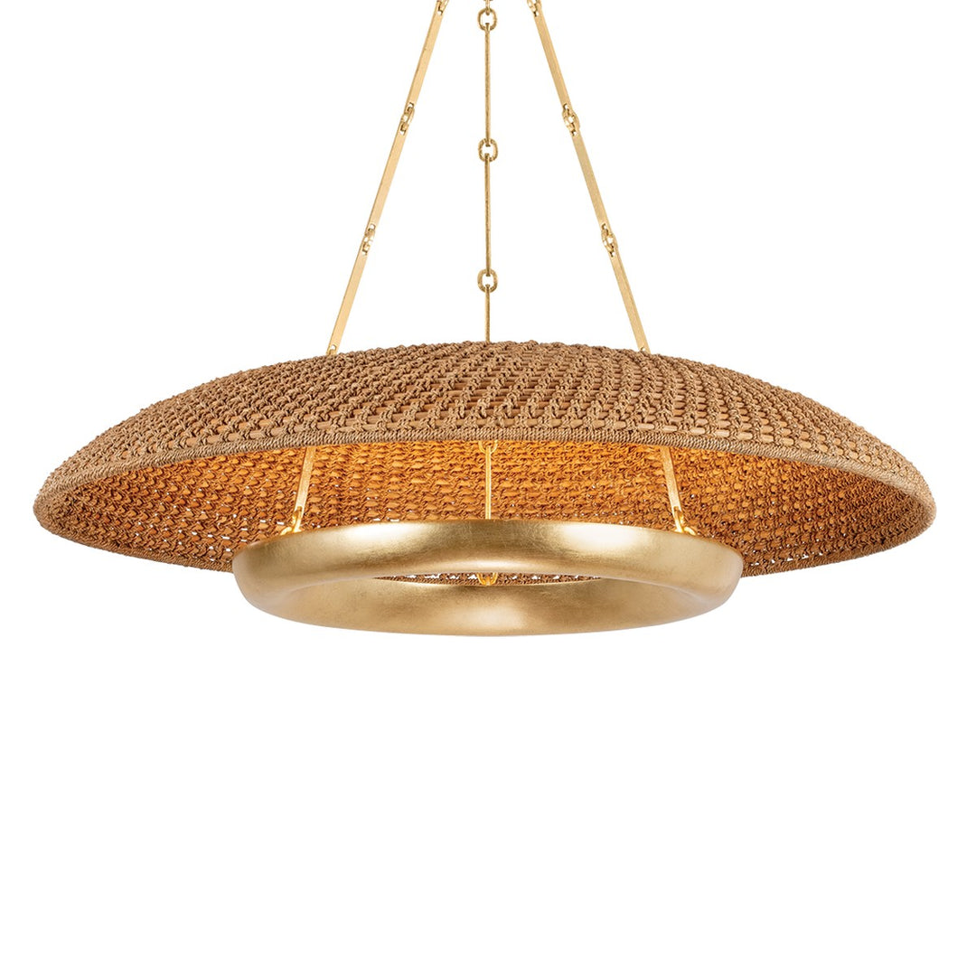 Oaklyn LED Pendant in Vintage Gold Leaf - available from The Lighting Shoppe, trusted by Canadian homeowners