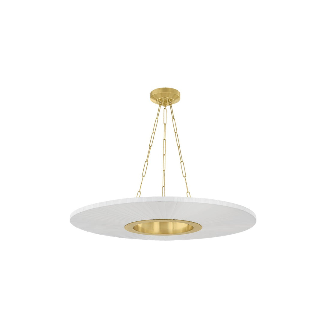 Prattsburgh LED Chandelier in Aged Brass - available from The Lighting Shoppe, trusted by Canadian homeowners