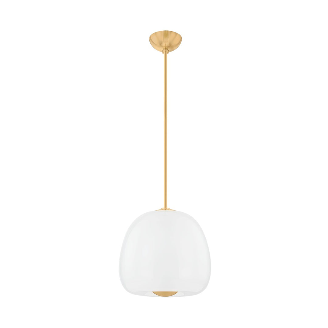 Scranton LED Pendant in Aged Brass - available from The Lighting Shoppe, trusted by Canadian homeowners