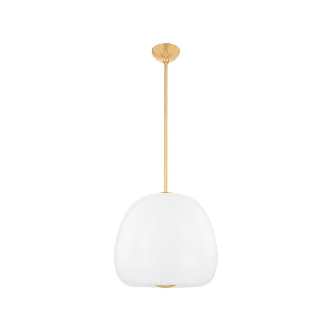 Scranton LED Pendant in Aged Brass - available from The Lighting Shoppe, trusted by Canadian homeowners