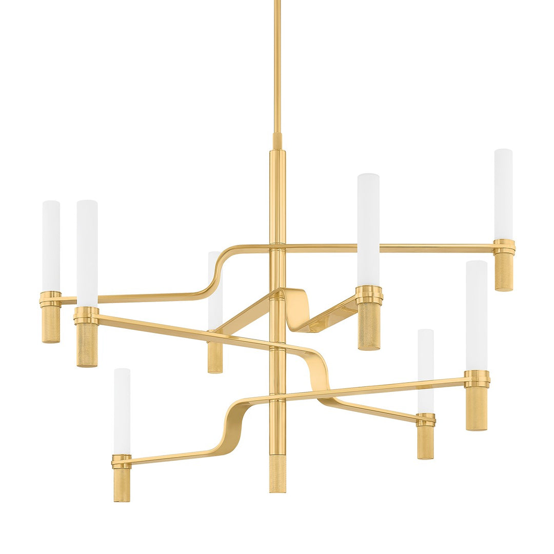 Allentown LED Chandelier in Aged Brass - available from The Lighting Shoppe, trusted by Canadian homeowners