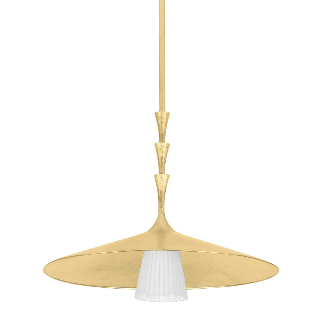 Vails Gate One Light Pendant in Vintage Gold Leaf - available from The Lighting Shoppe, trusted by Canadian homeowners