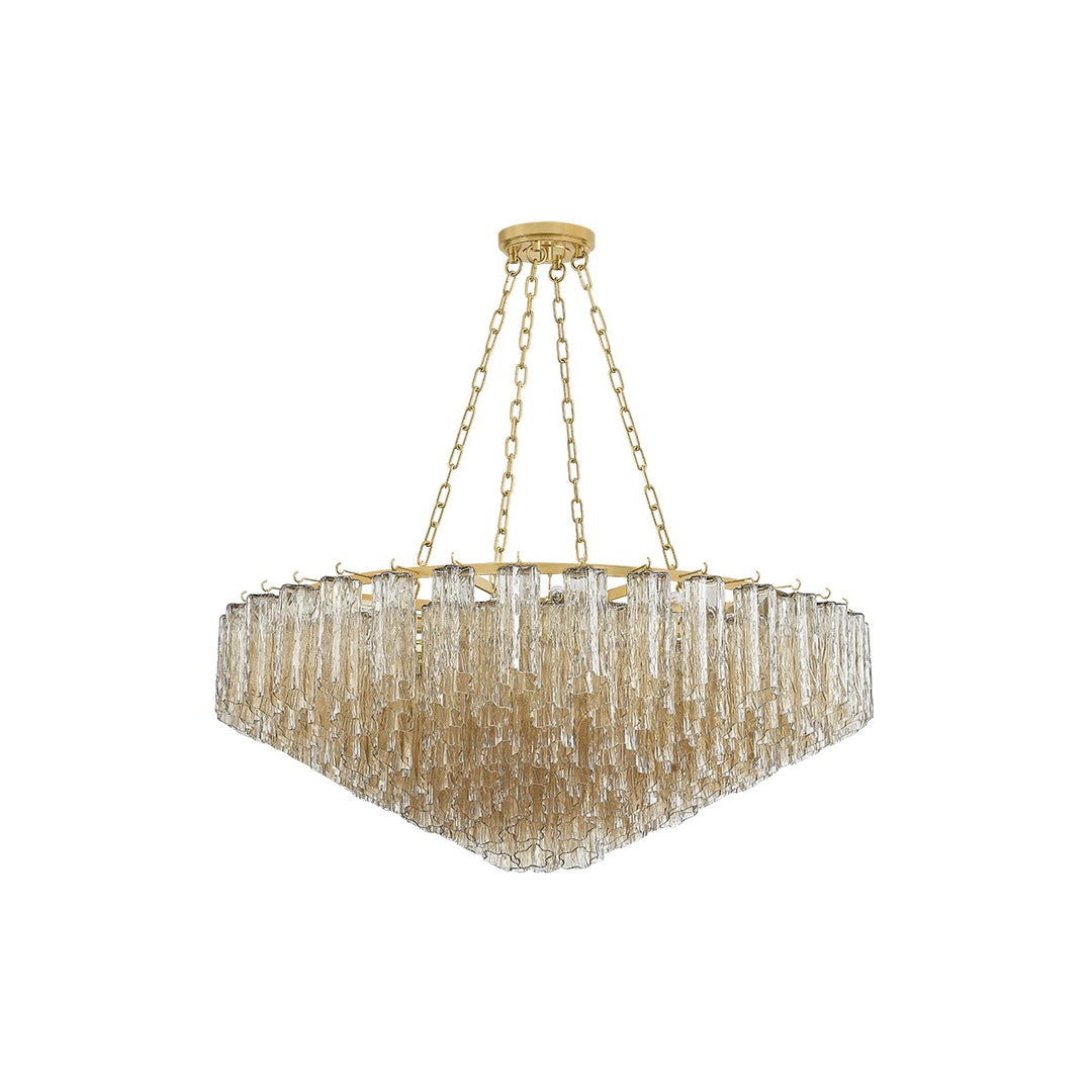 Watertown 21 Light Chandelier in Aged Brass - available from The Lighting Shoppe, trusted by Canadian homeowners
