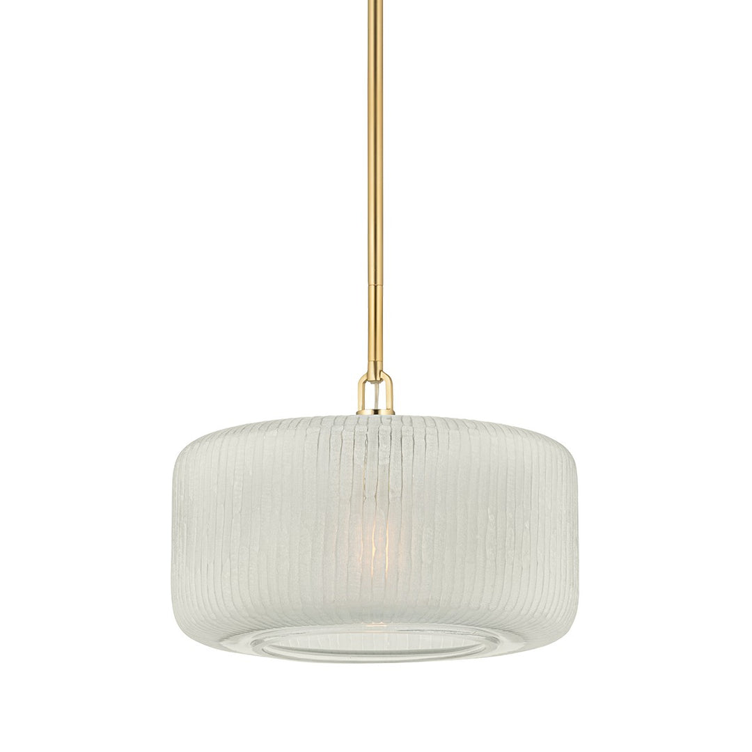 Beechurst One Light Pendant in Aged Brass - available from The Lighting Shoppe, trusted by Canadian homeowners