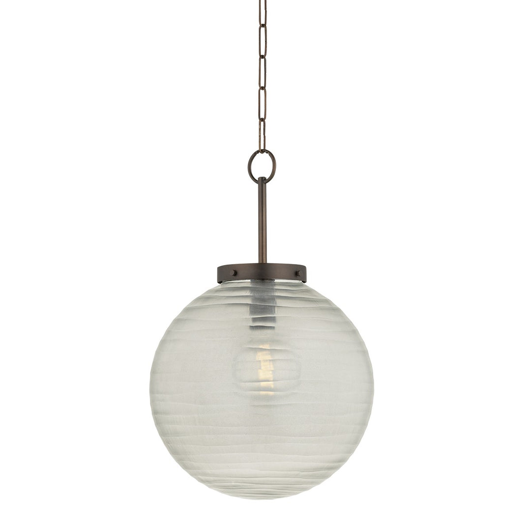 Hudson Valley Canada - 9917-DB - One Light Pendant - Falls Mills - Distressed Bronze