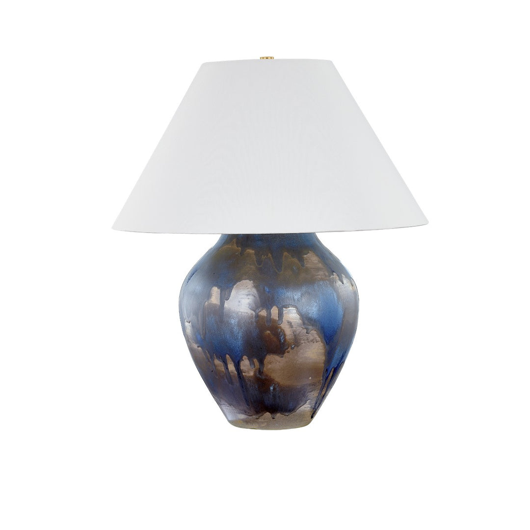 Hudson Valley Canada - L8126-AGB/CLB - One Light Table Lamp - Pleasantville - Aged Brass