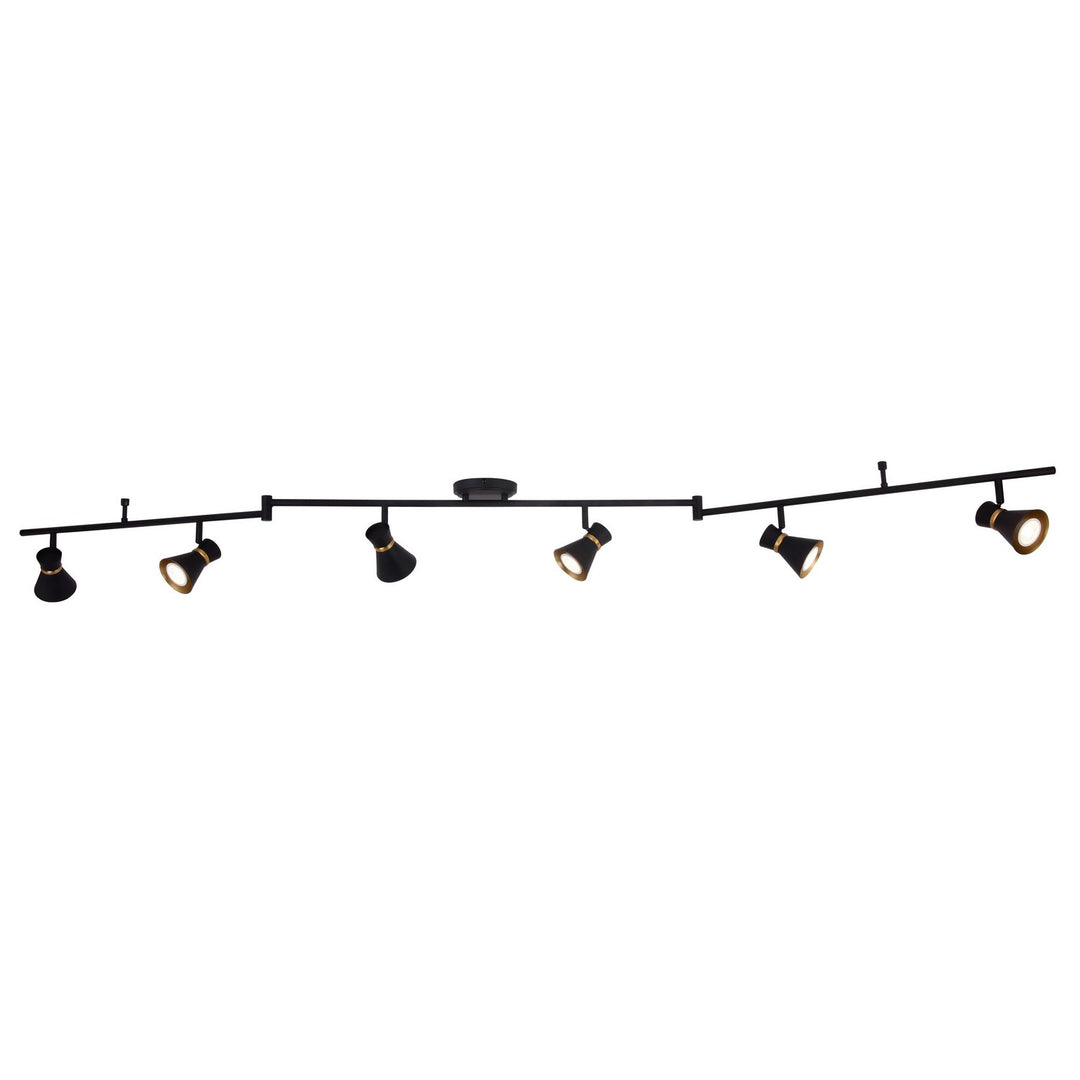 Vaxcel - C0288 - LED Directional Light - Alto - Matte Black and Satin Brass