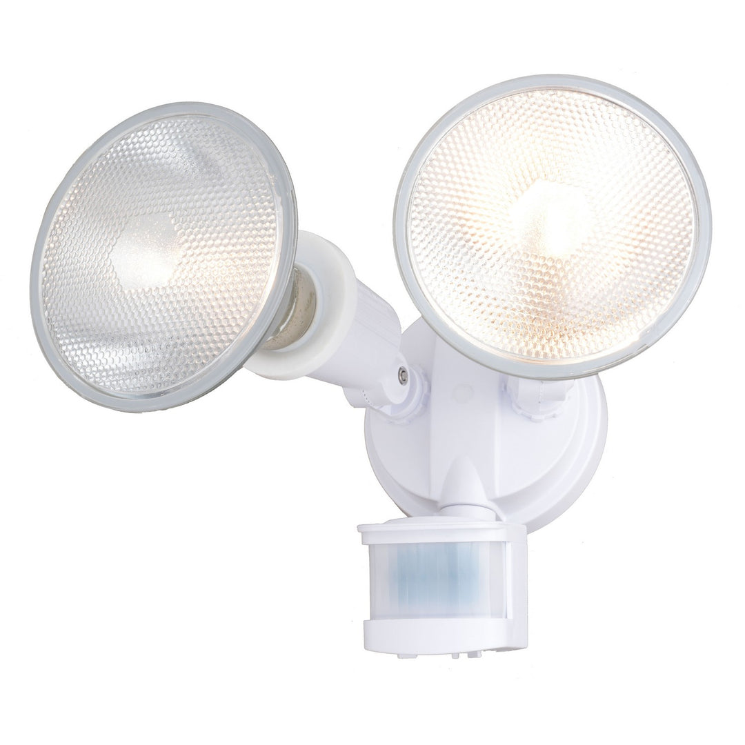 Vaxcel - T0692 - Two Light Outdoor Motion Sensor Security Flood Light - Outdoor Security - White