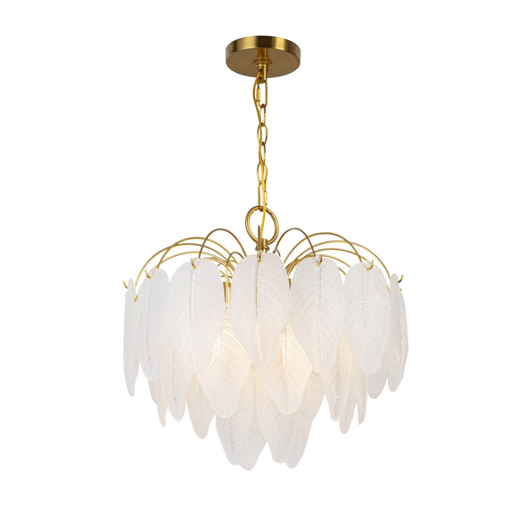Artcraft Canada - AC11780BR - Four Light Chandelier - Alessia - Brushed Brass