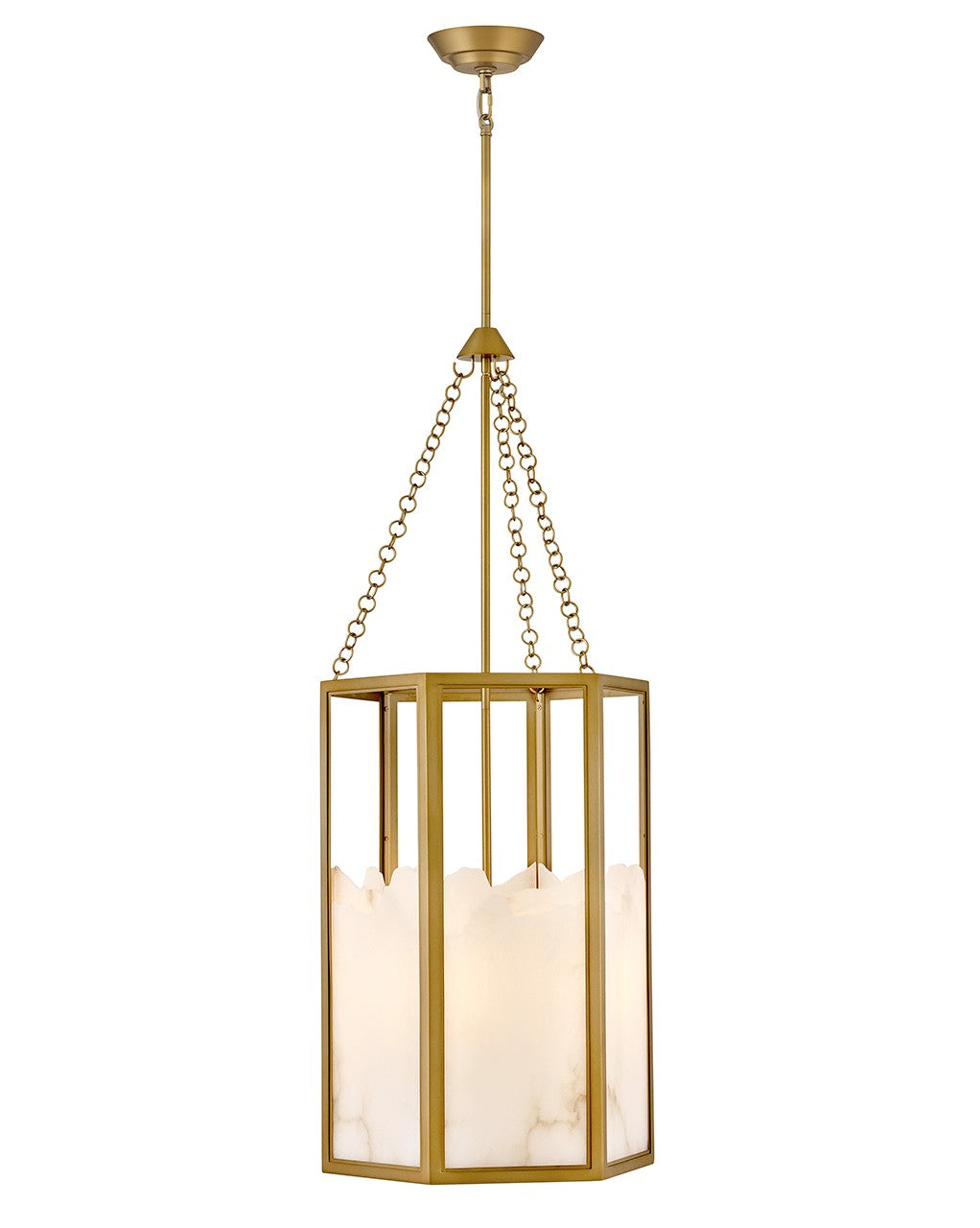 Veleta LED Chandelier in Lacquered Brass - available from The Lighting Shoppe, trusted by Canadian homeowners