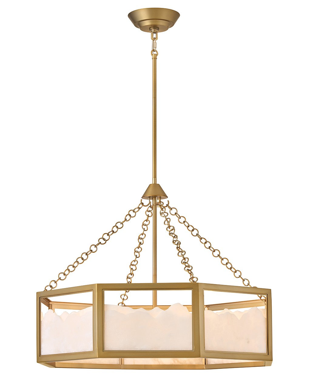 Veleta LED Chandelier in Lacquered Brass - available from The Lighting Shoppe, trusted by Canadian homeowners