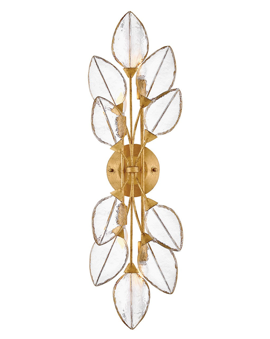 Amira LED Wall Sconce in Distressed Brass - available from The Lighting Shoppe, trusted by Canadian homeowners
