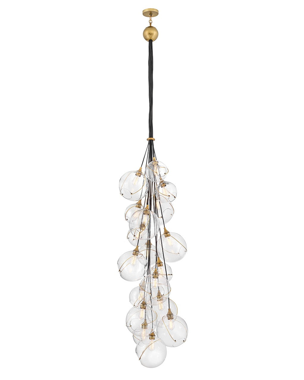Hinkley Canada - 30309HBR - LED Chandelier - Skye - Heritage Brass