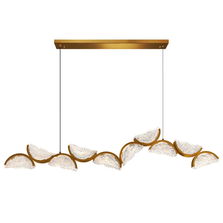 CWI Lighting Canada - 1715P70-10-624 - LED Chandelier - Moon - Brass