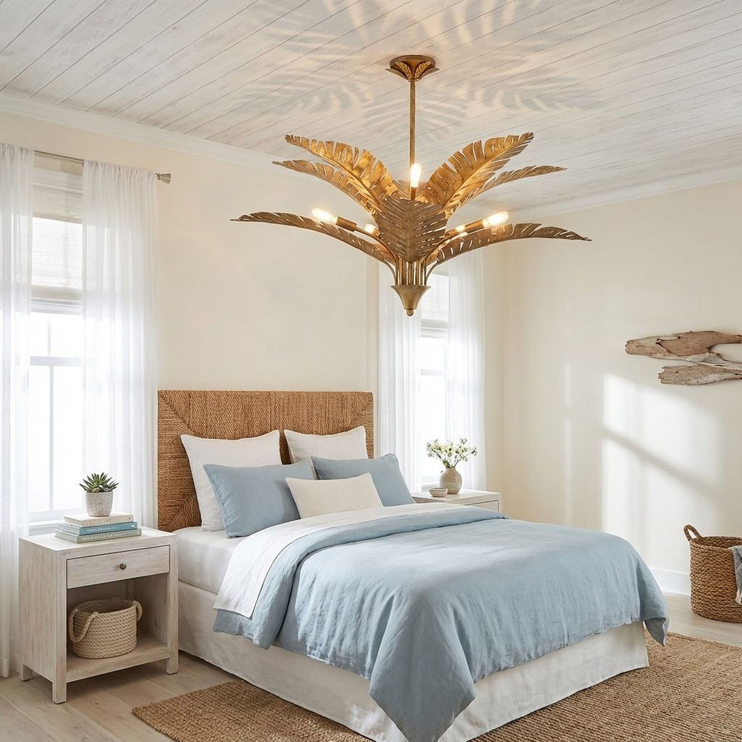 Savoy House - 1-3066-10-274 - Ten Light Chandelier - Palmera - Gold Vein
